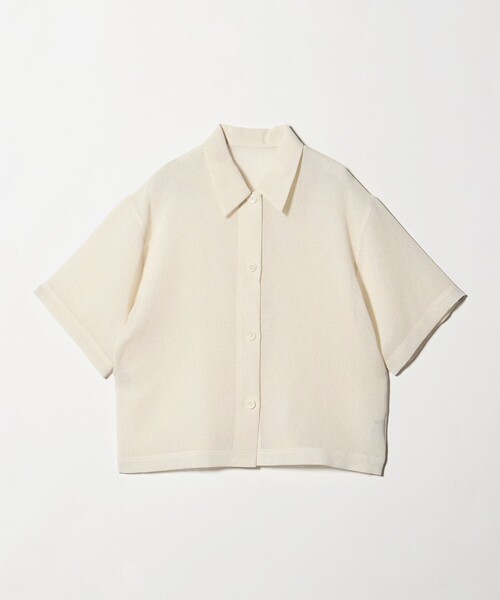 BEAUTY&YOUTH UNITED ARROWS（ビューティーアンドユースユナイテッドアローズ）の「ポリエステル メッシュ ショートスリーブシャツ（シャツ/ブラウス・レディース・ライム/ブラック/オフホワイト・FREE）」の21枚目の写真