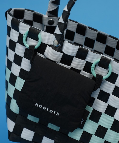 ROOTOTE（ルートート）の「ROOTOTE バスケットミニトート（トートバッグ・レディース・黄緑系/ブラック系/トリコロール/オレンジ系/ブルー系/ピンク系/アイボリー系・FREE）」の17枚目の写真