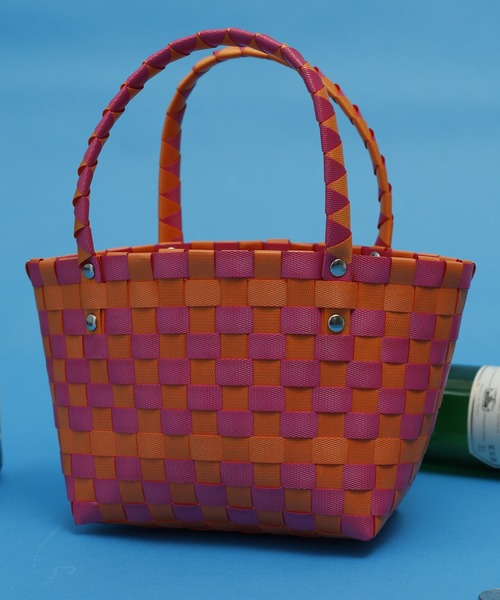 ROOTOTE（ルートート）の「ROOTOTE バスケットミニトート（トートバッグ・レディース・黄緑系/ブラック系/トリコロール/オレンジ系/ブルー系/ピンク系/アイボリー系・FREE）」の11枚目の写真
