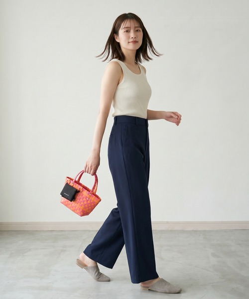 ROOTOTE（ルートート）の「ROOTOTE バスケットミニトート（トートバッグ・レディース・黄緑系/ブラック系/トリコロール/オレンジ系/ブルー系/ピンク系/アイボリー系・FREE）」の14枚目の写真