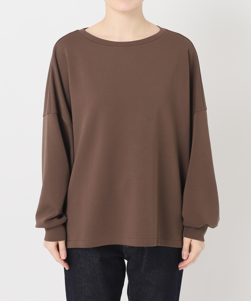 FRAMeWORK(フレームワーク)の「ライトダンボールポンチョプルオーバー(Tシャツ/カットソー・レディース・ブラウン/ホワイト系その他/ブラック/チャコールグレー・FREE)」の17枚目の写真