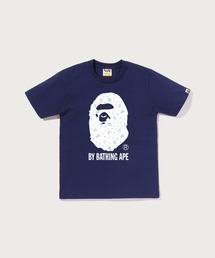 BLING STAR GLITTER APE HEAD TEE（Tシャツ/カットソー）｜A BATHING