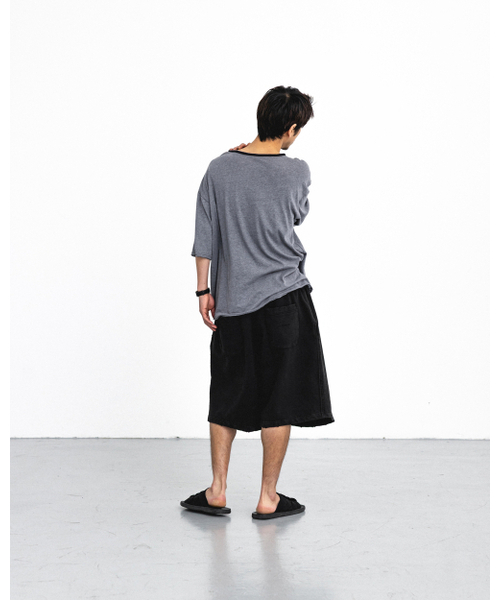 ANGLAN(アングラン)の「Soft Cut-Off Tee - Grey(Tシャツ/カットソー・メンズ・その他・1/2)」の5枚目の写真