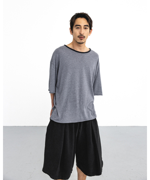 ANGLAN(アングラン)の「Soft Cut-Off Tee - Grey(Tシャツ/カットソー・メンズ・その他・1/2)」の6枚目の写真