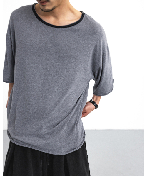 ANGLAN(アングラン)の「Soft Cut-Off Tee - Grey(Tシャツ/カットソー・メンズ・その他・1/2)」の7枚目の写真