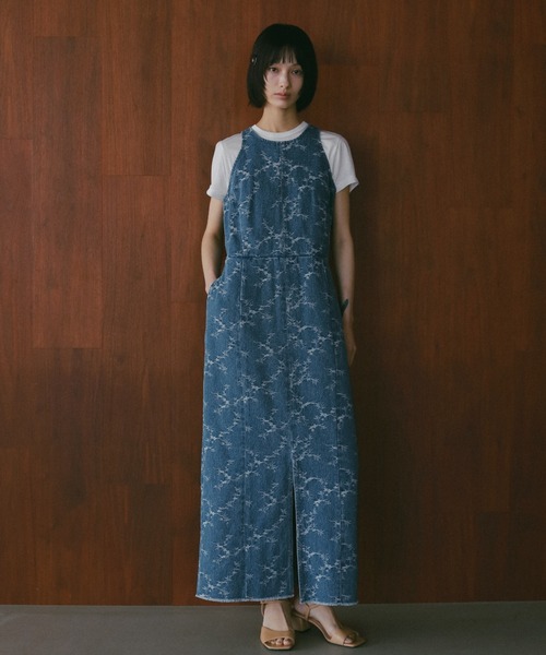 A part by(アパートバイ)の「バックホールアソートワンピース(ワンピース・レディース・ライトブルー/ブラウン・MEDIUM/SMALL)」の1枚目の写真