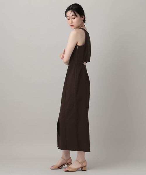 A part by(アパートバイ)の「バックホールアソートワンピース(ワンピース・レディース・ライトブルー/ブラウン・MEDIUM/SMALL)」の4枚目の写真