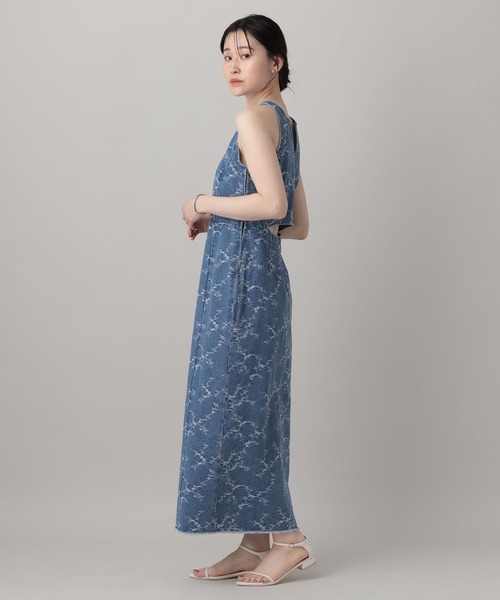 A part by(アパートバイ)の「バックホールアソートワンピース(ワンピース・レディース・ライトブルー/ブラウン・MEDIUM/SMALL)」の8枚目の写真