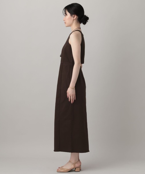 A part by(アパートバイ)の「バックホールアソートワンピース(ワンピース・レディース・ライトブルー/ブラウン・MEDIUM/SMALL)」の13枚目の写真