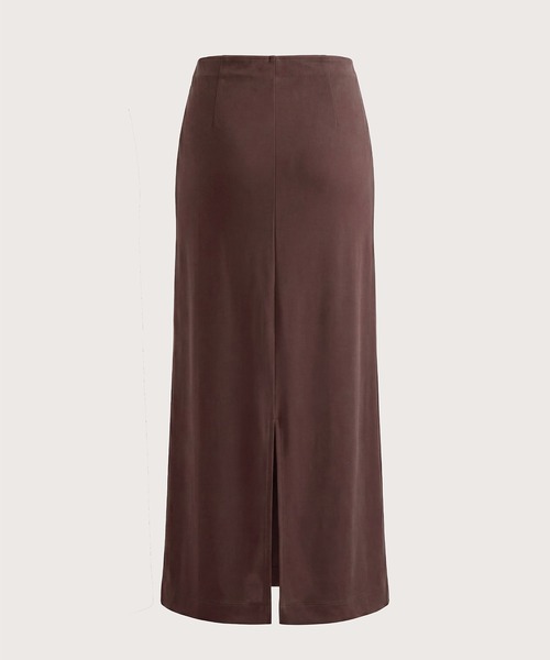 kiehtova(キエトヴァ)の「【kiehtova】NOBLE JERSEY SKIRT/ノーブル ジャージー スカート KTWR68(スカート・レディース・ブラック/ブラウン・FREE)」の10枚目の写真