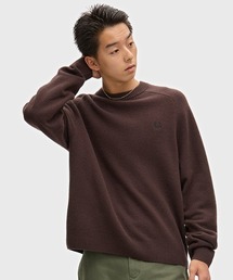 FRED PERRY | 【先行予約受付中】Saddle Sleeve Jumper/サドルスリーブクルーネックニット(ニット/セーター)