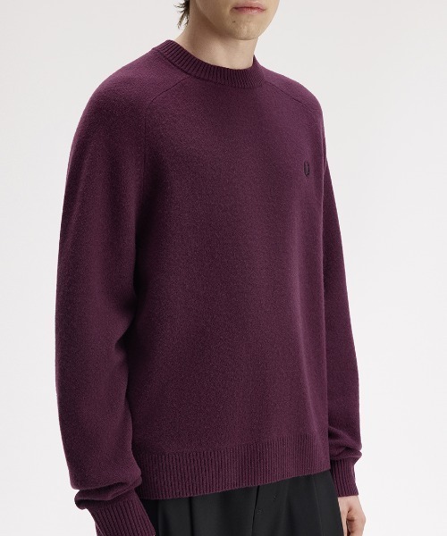 FRED PERRY(フレッドペリー)の「【先行予約受付中】Saddle Sleeve Jumper/サドルスリーブクルーネックニット(ニット/セーター・メンズ・プラム/ブラウン・S/M/L)」の16枚目の写真
