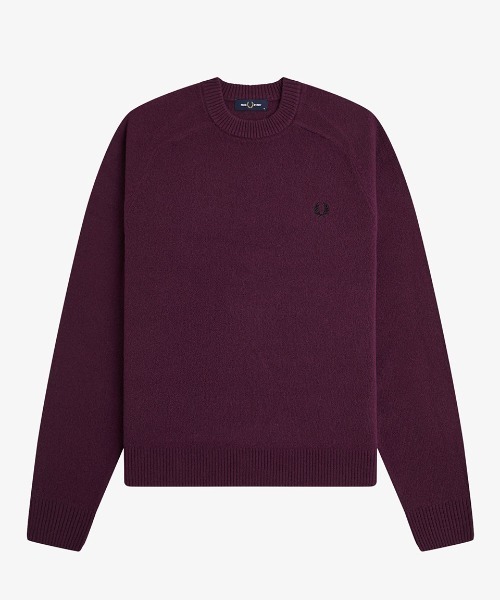 FRED PERRY(フレッドペリー)の「【先行予約受付中】Saddle Sleeve Jumper/サドルスリーブクルーネックニット(ニット/セーター・メンズ・プラム/ブラウン・S/M/L)」の19枚目の写真