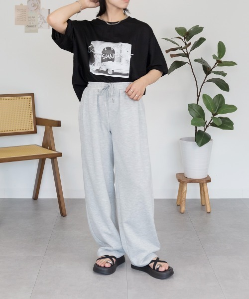RCD(アールシーディー)の「接触冷感 箔×ヴィンテージカーフォトプリント カノコ Tシャツ(Tシャツ/カットソー・レディース・ホワイト×ゴールド/ブラック×シルバー・M)」の10枚目の写真