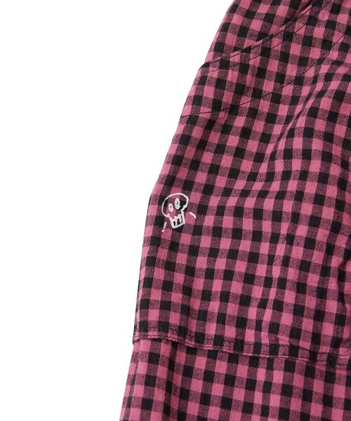 HYSTERIC GLAMOUR(ヒステリックグラマー)の「BEN & LUCY ギンガムチェックワークパンツ(その他パンツ・レディース・ピンク系その他/ホワイト系その他/グリーン系その他・FREE)」の7枚目の写真