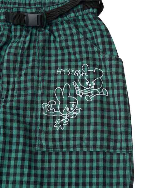 HYSTERIC GLAMOUR(ヒステリックグラマー)の「BEN & LUCY ギンガムチェックワークパンツ(その他パンツ・レディース・ピンク系その他/ホワイト系その他/グリーン系その他・FREE)」の10枚目の写真