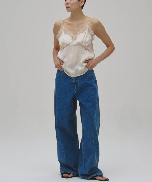 TODAYFUL（トゥデイフル）の「Satin Lace Camisole 12610431（キャミソール・レディース・ブラック/グリーン/オフホワイト・FREE）」の14枚目の写真