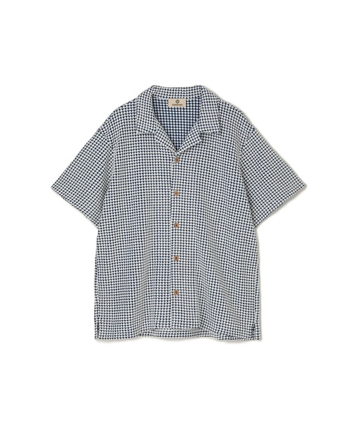 SEAGREEN(シーグリーン)の「SEAGREEN(シーグリーン) BIG WAFFLE SHIRTS(シャツ/ブラウス・メンズ・ブルー/ロイヤルブルー/ブラック/ブラウン/グリーン/クリーム・4/3/2)」の6枚目の写真