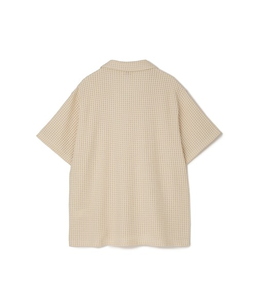 SEAGREEN(シーグリーン)の「SEAGREEN(シーグリーン) BIG WAFFLE SHIRTS(シャツ/ブラウス・メンズ・ブルー/ロイヤルブルー/ブラック/ブラウン/グリーン/クリーム・4/3/2)」の7枚目の写真