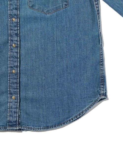 Levi's(リーバイス)の「Levi's/リーバイス ヘリテージ ウエスタン デニムシャツ(シャツ/ブラウス・レディース・インディゴブルー・XS/S/M)」の8枚目の写真