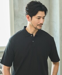 ABAHOUSE GRAY | 【チェック柄】リンクス ブロック 半袖 ポロシャツ(ポロシャツ)