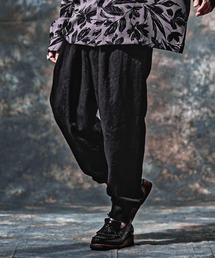 Jih Nunc | mp15259-コットンリネンジャガードリブパンツ(JIH-R1222)(その他パンツ)