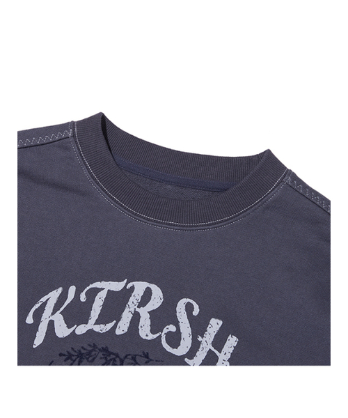 KIRSH（キルシー）の「ヴィンテージグラフィッククロップスウェットシャツ[ネイビー]（スウェット・レディース・その他・1）」の4枚目の写真