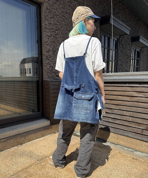OLD BETTY'S（オールドベティーズ）の「オールドベティーズ【OLD BETTY’S】Denim Apron Vest（ベスト・レディース・インディゴブルー・FREE）」の6枚目の写真