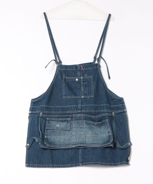 OLD BETTY'S（オールドベティーズ）の「オールドベティーズ【OLD BETTY’S】Denim Apron Vest（ベスト・レディース・インディゴブルー・FREE）」の18枚目の写真