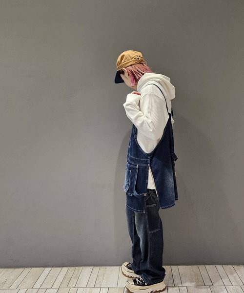 OLD BETTY'S（オールドベティーズ）の「オールドベティーズ【OLD BETTY’S】Denim Apron Vest（ベスト・レディース・インディゴブルー・FREE）」の21枚目の写真