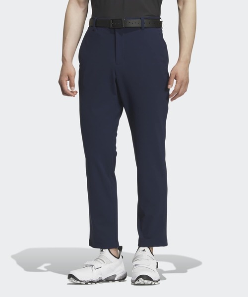 adidas(アディダス)の「アディゼロ EX STRETCH ACTIVE 撥水 保温 アンクルパンツ【adidas Golf/アディダスゴルフ】(その他パンツ・メンズ・ネイビー・76/73/100/96/92/88/79/85/82)」の1枚目の写真