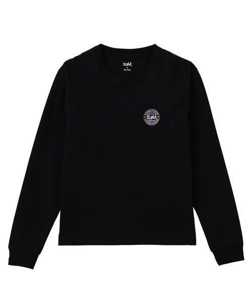 X-girl（エックスガール）の「ROUNDEL LOGO L/S TEE（Tシャツ/カットソー・レディース・ホワイト/ブラック・S/M/L）」の13枚目の写真