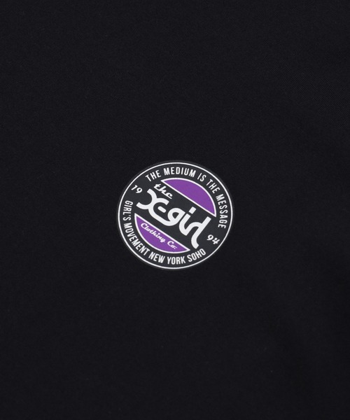 X-girl（エックスガール）の「ROUNDEL LOGO L/S TEE（Tシャツ/カットソー・レディース・ホワイト/ブラック・S/M/L）」の15枚目の写真
