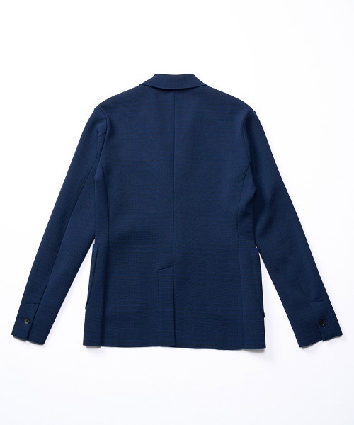 wjk（ダヴルジェイケイ）の「mj11797-function knit jacket(jacquard check) ニットジャケット(207 mw08j)（テーラードジャケット・メンズ・ブラック系その他/ネイビー系・L/M/S/XL）」の16枚目の写真
