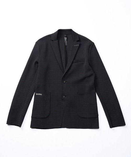 wjk（ダヴルジェイケイ）の「mj11797-function knit jacket(jacquard check) ニットジャケット(207 mw08j)（テーラードジャケット・メンズ・ブラック系その他/ネイビー系・L/M/S/XL）」の17枚目の写真