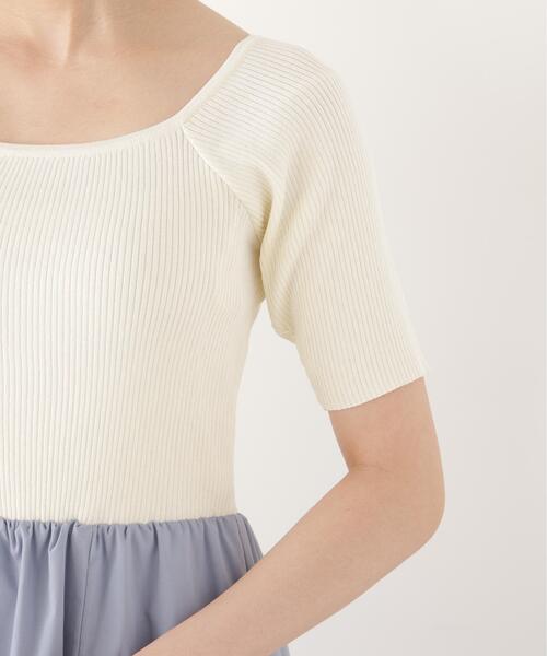 PROPORTION BODY DRESSING(プロポーションボディドレッシング)の「<E>タックスカートドッキングワンピース / 1216240905(ワンピース・レディース・ホワイト系その他/ブラウン・MEDIUM/P/S)」の11枚目の写真