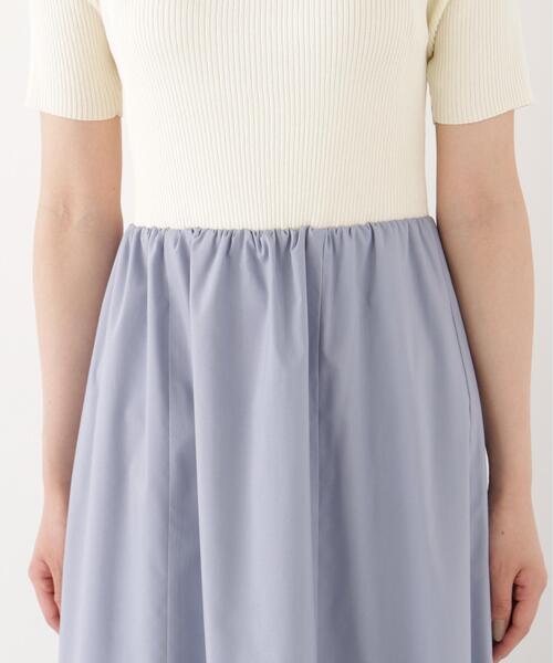 PROPORTION BODY DRESSING(プロポーションボディドレッシング)の「<E>タックスカートドッキングワンピース / 1216240905(ワンピース・レディース・ホワイト系その他/ブラウン・MEDIUM/P/S)」の12枚目の写真