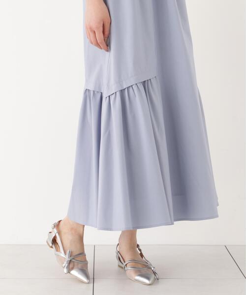 PROPORTION BODY DRESSING(プロポーションボディドレッシング)の「<E>タックスカートドッキングワンピース / 1216240905(ワンピース・レディース・ホワイト系その他/ブラウン・MEDIUM/P/S)」の13枚目の写真