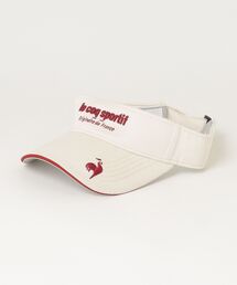 le coq sportif GOLF（ルコックスポルティフゴルフ）の「ルコックゴルフ　定番ロゴサンバイザー（サンバイザー）」