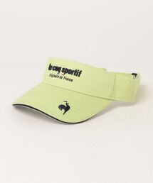le coq sportif GOLF（ルコックスポルティフゴルフ）の「ルコックゴルフ　定番ロゴサンバイザー（サンバイザー）」
