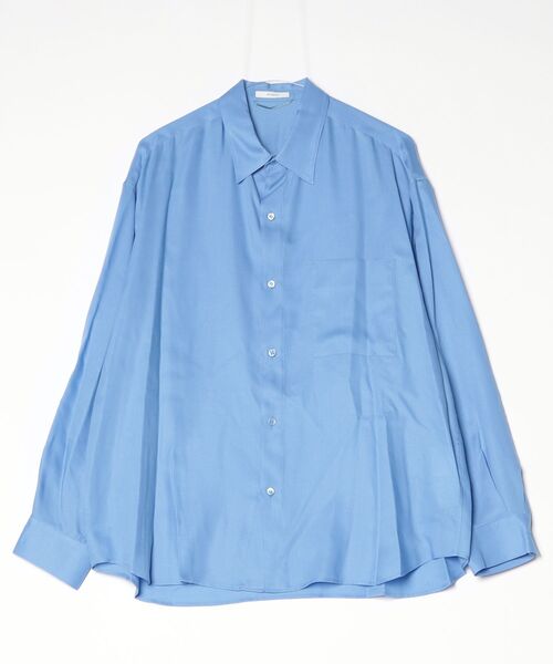 STUDIOUS(ステュディオス)の「CupraAmunzen Shirts(シャツ/ブラウス・メンズ・ピンク/サックスブルー/ブラック・1/2)」の2枚目の写真