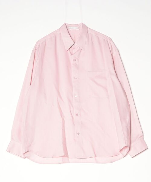 STUDIOUS(ステュディオス)の「CupraAmunzen Shirts(シャツ/ブラウス・メンズ・ピンク/サックスブルー/ブラック・1/2)」の3枚目の写真