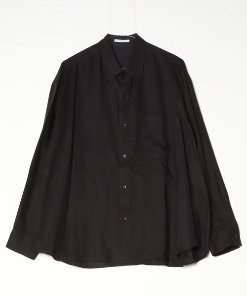 STUDIOUS(ステュディオス)の「CupraAmunzen Shirts(シャツ/ブラウス・メンズ・ピンク/サックスブルー/ブラック・1/2)」の1枚目の写真