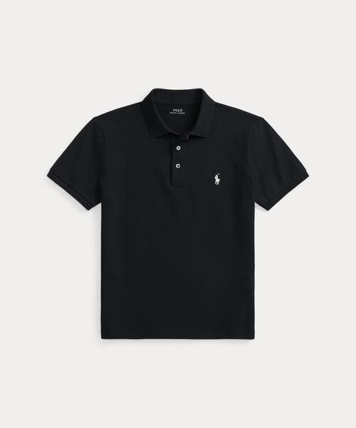 POLO RALPH LAUREN(ポロ ラルフ ローレン)の「カスタム スリム フィット ストレッチ メッシュ ポロシャツ(ポロシャツ・メンズ・ブラック系1・XXL/XL/S/M/L)」の2枚目の写真