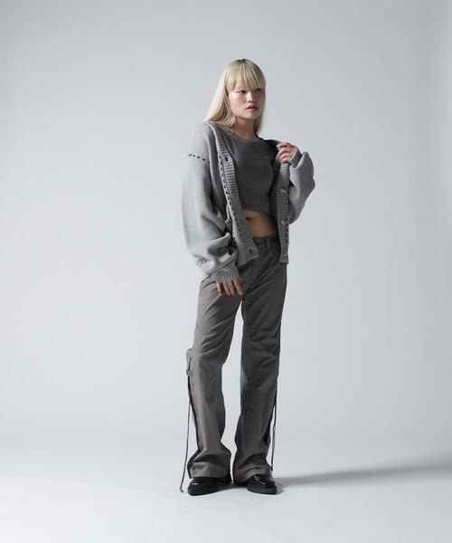 FR(13)NDS(フレンズ)の「FR(13)NDS/フレンズ/STITCH KNIT CARDIGAN(カーディガン/ボレロ・レディース・ブラック/ホワイト系2/ブラウン/グレー・F)」の19枚目の写真
