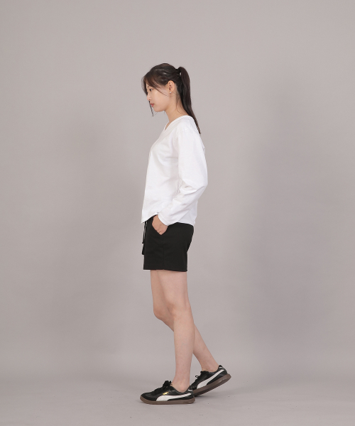 SAINTCREW(セントクルー)の「ミニマルコアポイントバンドショートパンツ CBW-386 グレー/ブラック(その他パンツ・レディース・その他・フリー)」の10枚目の写真