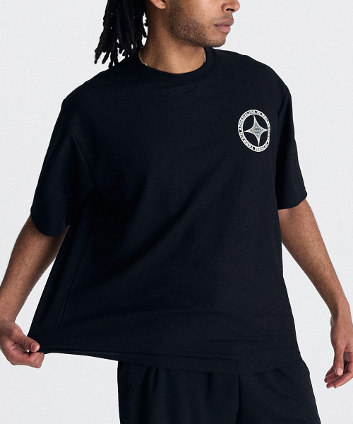 AIRIT（アイリット）の「ヴィンテージサークルロゴTシャツ AM1226 BK（Tシャツ/カットソー・メンズ・ブラック・X-LARGE/XXX-LARGE）」の2枚目の写真