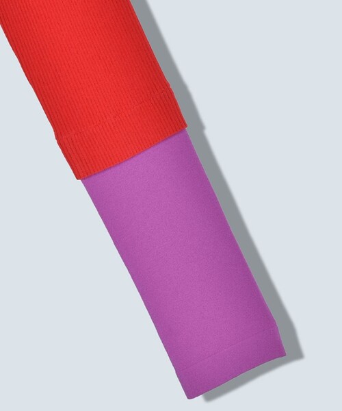 OMMO(オーエムエムオー)の「【OMMO(オーエムエムオー)】BLOCKING SHORT KT CD/ブロッキングショートニットカーディガン(カーディガン/ボレロ・レディース・ブラック・38/36)」の8枚目の写真