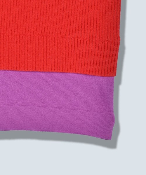 OMMO(オーエムエムオー)の「【OMMO(オーエムエムオー)】BLOCKING SHORT KT CD/ブロッキングショートニットカーディガン(カーディガン/ボレロ・レディース・ブラック・38/36)」の9枚目の写真