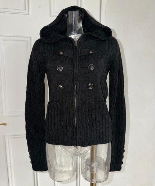 FTW(エフティダブリュー)の「NAPOLEON KNIT HOODIE(パーカー・レディース・ミント/ブラック/グレー/パープル・SMALL/MEDIUM)」の2枚目の写真